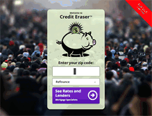 Tablet Screenshot of crediteraser.com